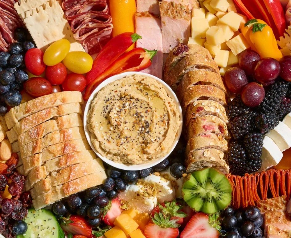Charcuterie board from Graze Craze